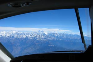 Mountain Flight in Nepal